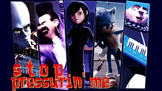 BACK MOVIE PT1 [Mavis/Sonic/Gru/Balthazar/Megamind] Stop pressurin' me aka Scream MJ♫