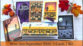 Hero Arts September 2020 | 5 Cards 1 Kit