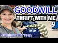 Thrilled thrifter goes goodwill thrifting  thrift with me  thrift haul  thrift shop home decor