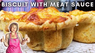 Biscuit With Meat Sauce Cheeseburger Cups Delicious Creations Workshop