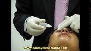 Carnosidad de ojos solución con aplicaciones directa de Oxígeno Líquido SynergyO2