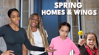 Spring, House Tours and Chicken Wings