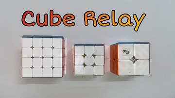 2-4 Rubik’s Cube Relay (37.68s - YTPB)