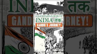 Gandhi Ji’s Freedom Movements – From Champaran to Quit India! #shorts #IndianHistory #ssc #upsc #gk