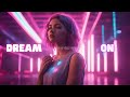 Dream on  cyberpunk jersey club synthwave 4k ai visualizer