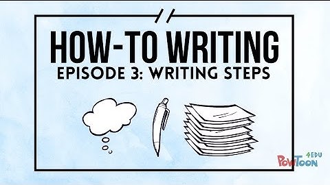 How-To Writing For Kids - Procedural Writing - Episode 3: Writing Steps