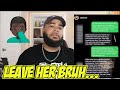 Text Receipts | Chick doesn't wanna leave a BABY SHOWER to be with her man who just LOST his friend