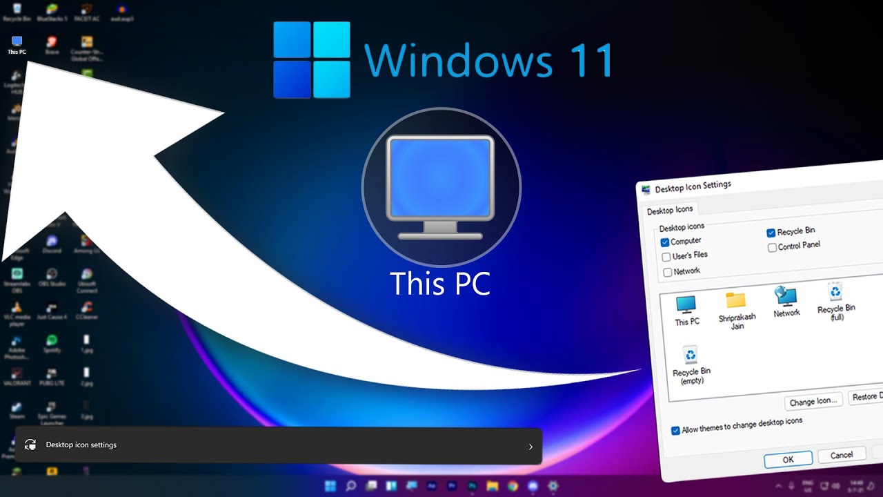 How To Add This Pc Icon To Your Desktop On Windows 11 - vrogue.co