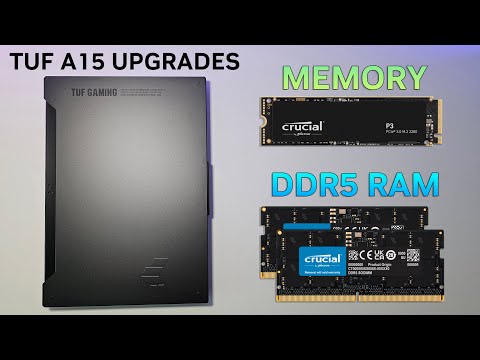 Asus TUF A15 (2023) | How to RAM & Memory Upgrade Guide