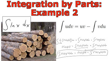 Integration by Parts: Example 2: ln(x)
