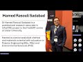 Dr  Hamed Rasouli Sadabad - Assessing the Movement of Fire Generated Toxic Chemicals through Firefig