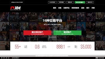XM外匯平臺如何建立交易賬戶视频教程