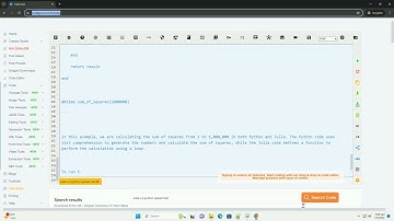 Julia vs python speed test