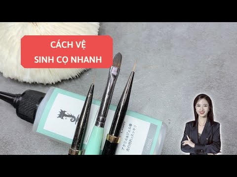 Video: 3 cách làm sạch cọ trang điểm bằng cồn