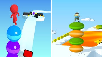 Stack Rider - Gameplay Walkthrough Levels 27-28