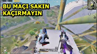 BU MAÇI SAKIN KAÇIRMAYIN ! ÖYLE BİR YERDE KALDIK Kİ PUBG MOBİLE