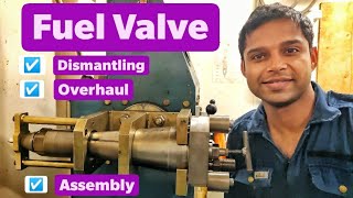 Slide Fuel Valve Overhaul | Fuel Injector Valve Diagnose Working Assembly | Marine Engineer
