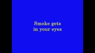 The Platters - Smoke Gets In Your Eyes - 1958 chords