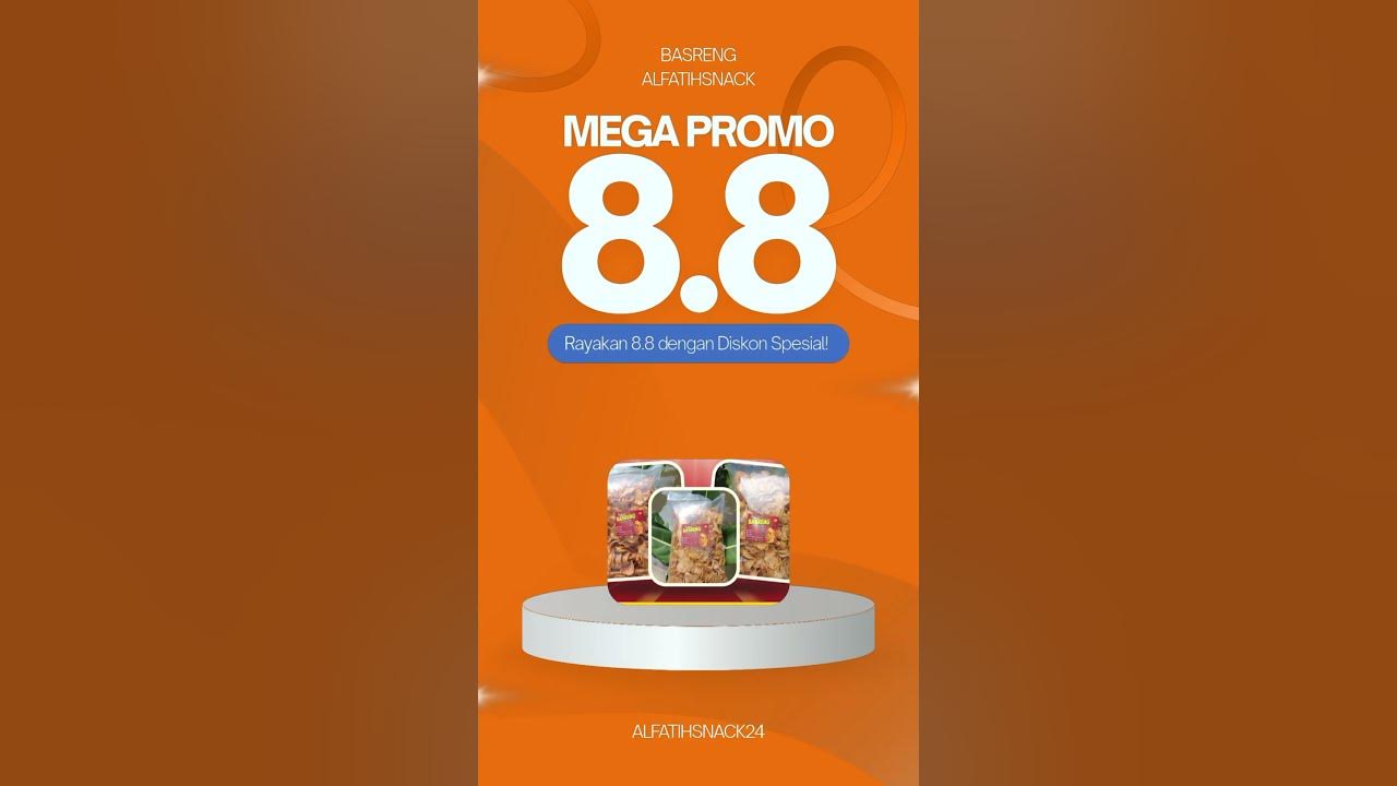 PROMO 8.8 #music #cemilan #quotes #food #motivation #makanan #jajanan #fun #funny #snacks #promo
