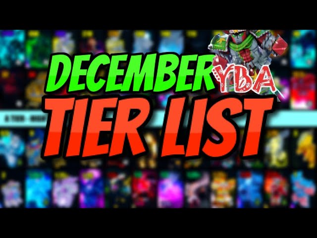 12/22/2022] YBA pkers tierlist (new xmas skins) in 2023