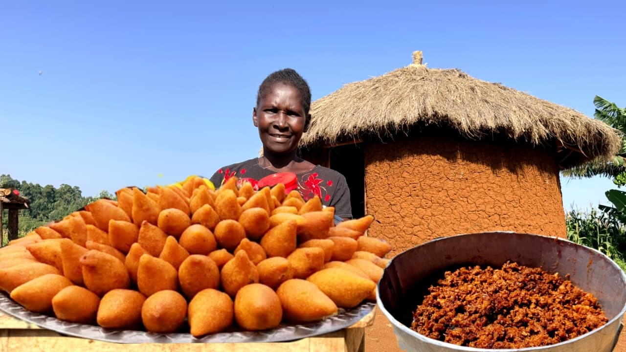 No Machines, No Shortcuts — African Village Mum Cooks Classic Turkish Köfte In The Village.