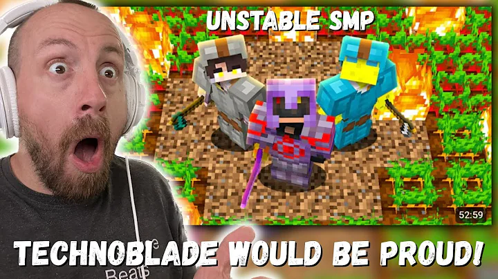 TECHNOBLADE WOULD BE PROUD!!! FlameFrags Unstable SMP: The Great Farm War (UNSTABLE SMP REACTION!!!)