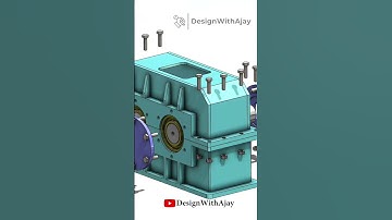 single stage reduction helical gear #engineering #helical #mechanical #mechanisms #shorts