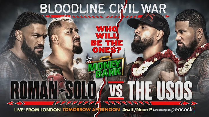 Story of Roman Reigns & Solo Sikoa vs. The Usos | Money In The Bank 2023