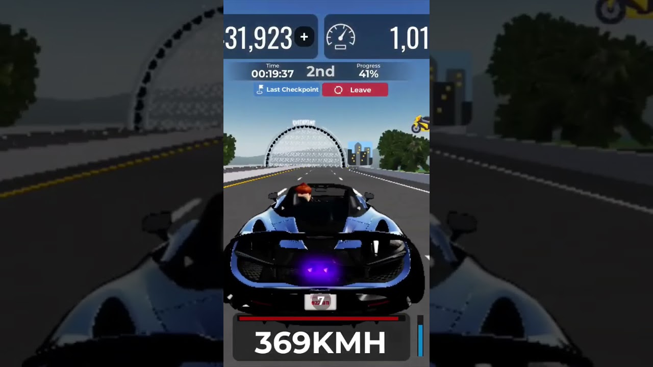 McLaren 750S Spider vs Poide Grandrapid | Highway race in vehicle legends(Roblox) 