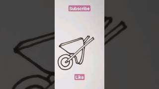 drawing wheel barrow/second-class lever