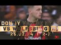 Donny van de beek vs wolfsburg home  250224