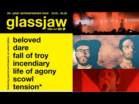 Glassjaw 21st anniversary tour dates and venues released - special sets each night!