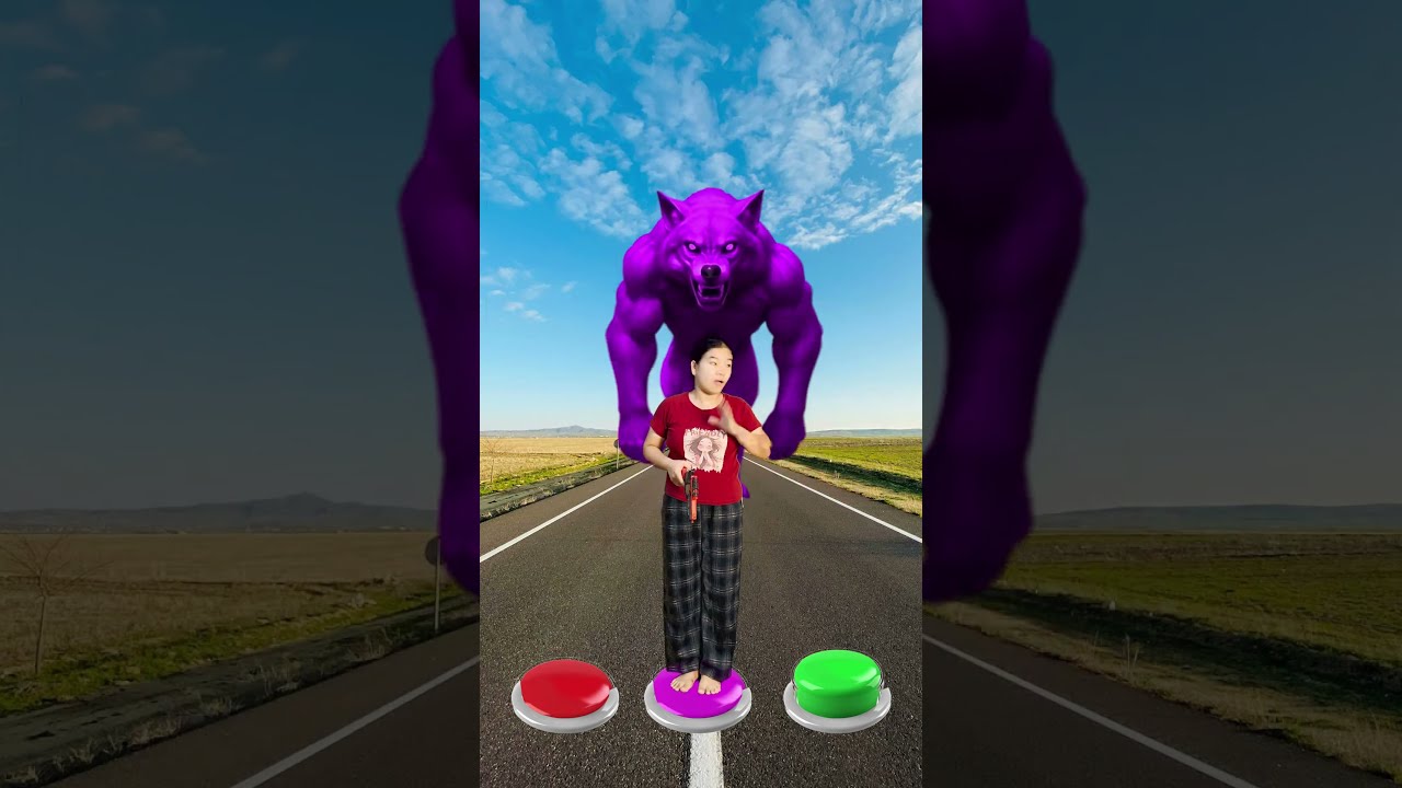 I Jump On Button To Bigfoot Wolf Dancing Frog Funny Vfx Magic 
