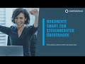 Dokumente smart zum Steuerberater übertragen. Mit CenterDevice direkt zu DATEV Unternehmen Online.