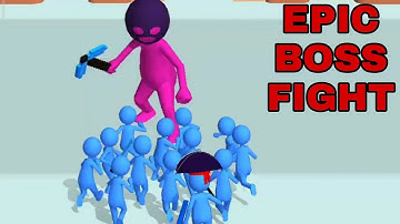 Join Clash 3D - EPIC BOSS FIGHT gameplay part 83 ( IOS & ANDROID )