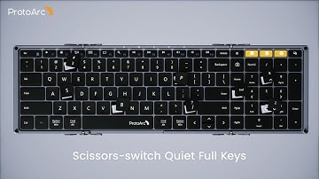 ProtoArc XKM01 Foldable Keyboard Combo: Productivity Boost for Mobile Professionals