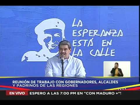 Maduro se reúne con alcaldes, gobernadores y padrinos de regiones, 6 de mayo de 2024