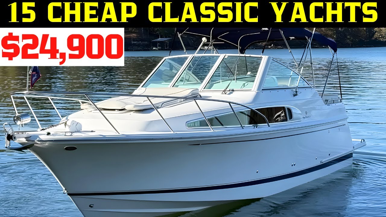 Готовы к отплытию или отреставрированы: 15 классических яхт на продажу стоимостью менее 30 000 до...