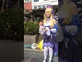 Mistisang cosplayer sa Genshin Impact character Session road #short