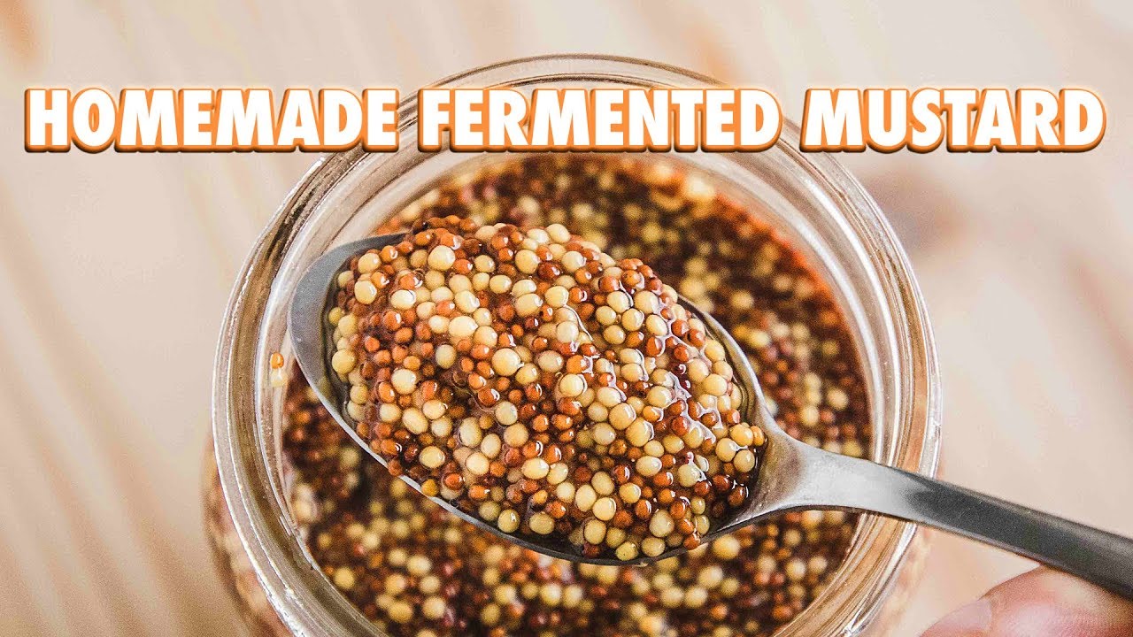 Easy Homemade Fermented Mustard | Joshua Weissman