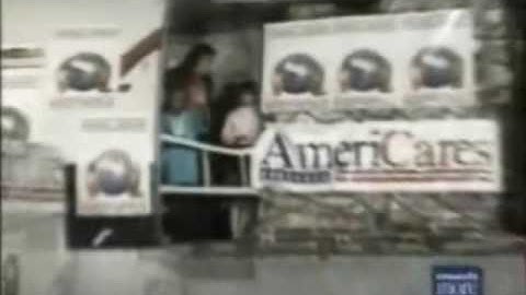 Michael Jackson gives aid to Sarajevo 1992