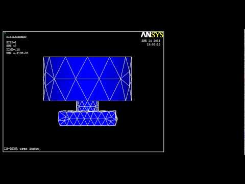 Friction Stir Welding - Plunge Simulation