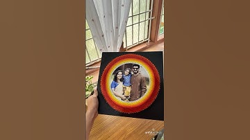 String art✨ Personalised handmade gift 🎁| String art tutorial |tutorial | #stringartcrafts #shorts