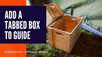 SpringShare Tutorials \\ How to Add a Tabbed Box to Your Guide