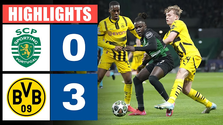 Sporting CP- Borussia Dortmund 0 - 3 | HIGHLIGHTS & GOALS | Champions League 2024/25