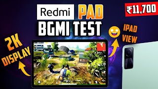 Redmi Pad BGMI Gaming Test || Techoob Gaming #TechoobGaming