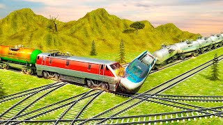 Indian Train City Pro Driving Oil Tanker Train 2020 । Android Gameplay screenshot 1