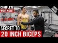 Secret to 20 INCH BICEPS is this Workout! BBRT#59 (Hindi/Punjabi)