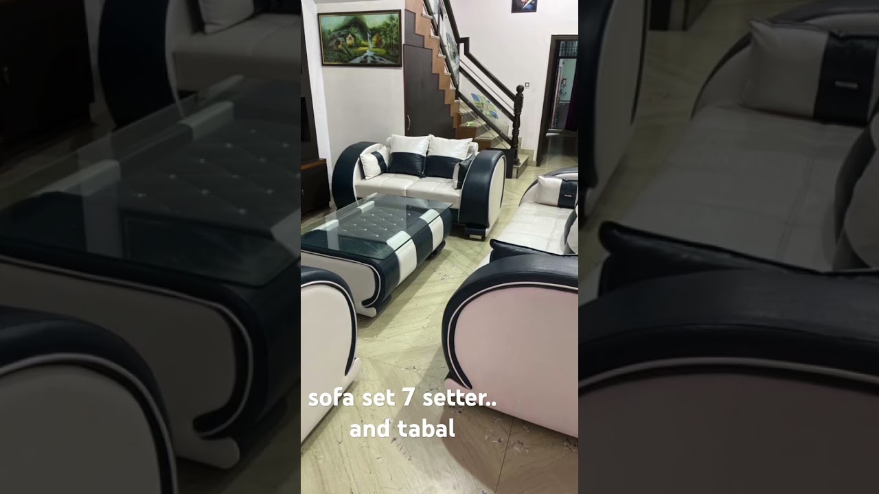 Sofa set 7 setter and tabal
