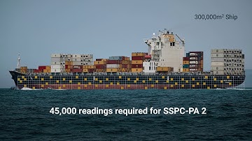 Cargo Ship: Dry Film Thickness (DFT) Nondestructive Testing (NDT) at Height